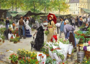 A visit to the flower market